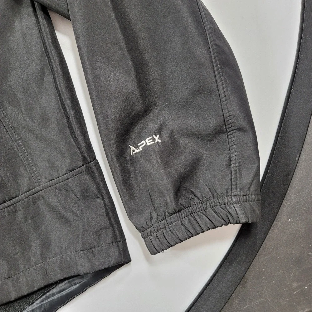 The North Face Apex Jacket‎ Mens Large Black Rain Wind Well Worn